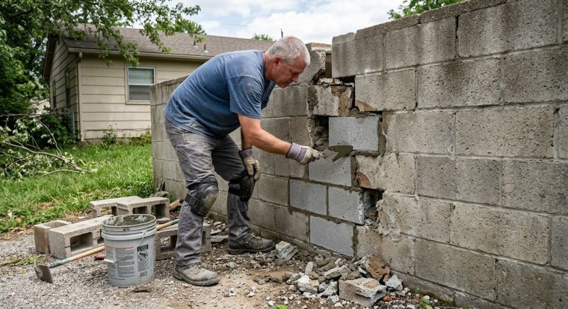Cement Block Repair