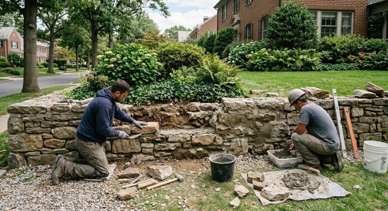 Stone Wall Repair