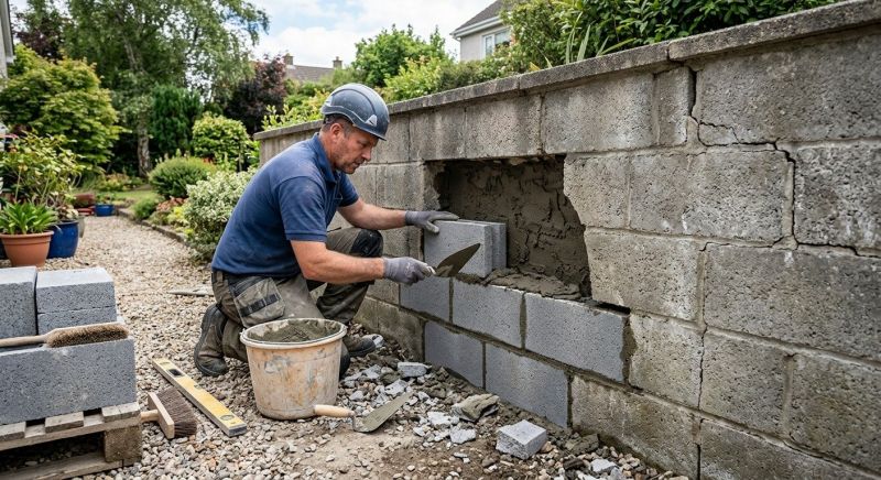 Block Masonry Repair in Minot, ND