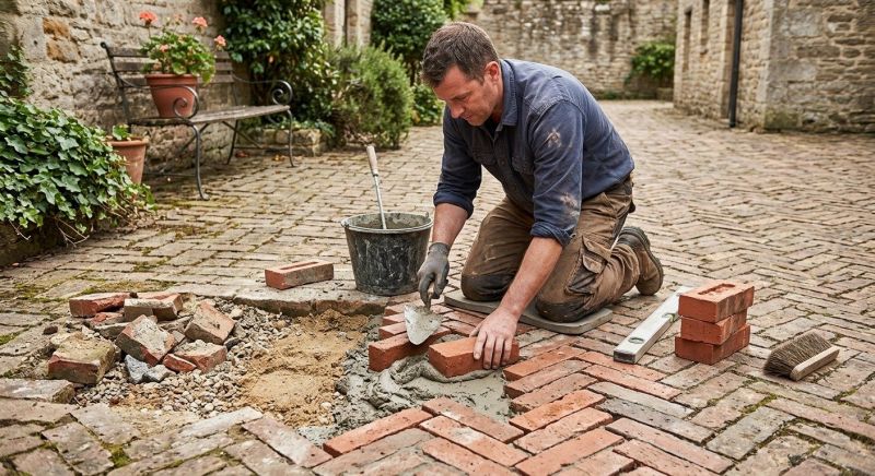 Brick Floor Repair in Minot, ND