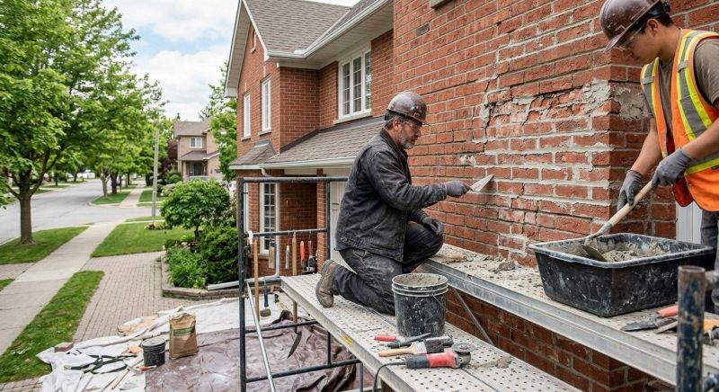 Brick Masonry Repair in Surrey, ND