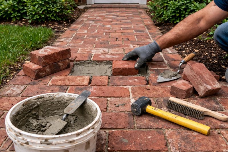 Brick Pathway Repair in Minot, ND