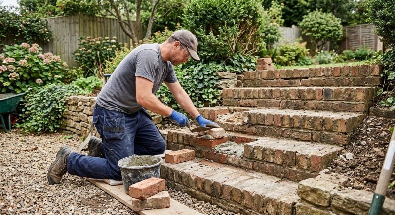 Brick Stairs Repair in Minot, ND