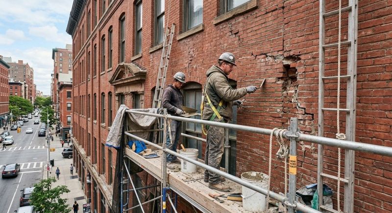 Commercial Masonry Repair in Surrey, ND