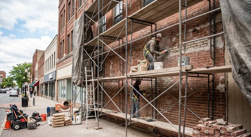 Commercial Masonry Repair in Surrey, ND