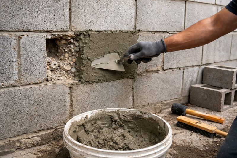 Concrete Block Repair in Minot, ND