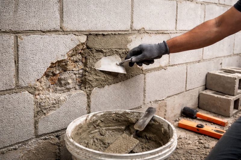 Concrete Block Repair in Minot, ND