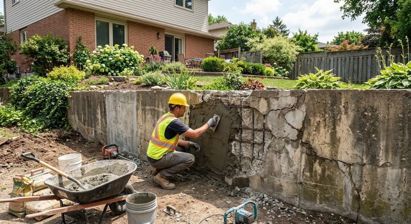 Retaining Wall Repair in Minot, ND