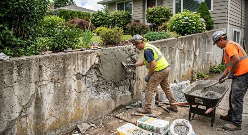 Retaining Wall Repair in Minot, ND