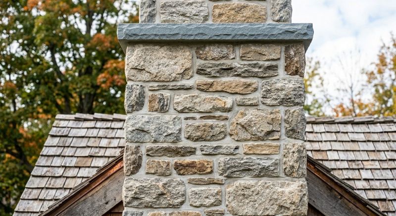 Stone Chimney Installation in Minot, ND
