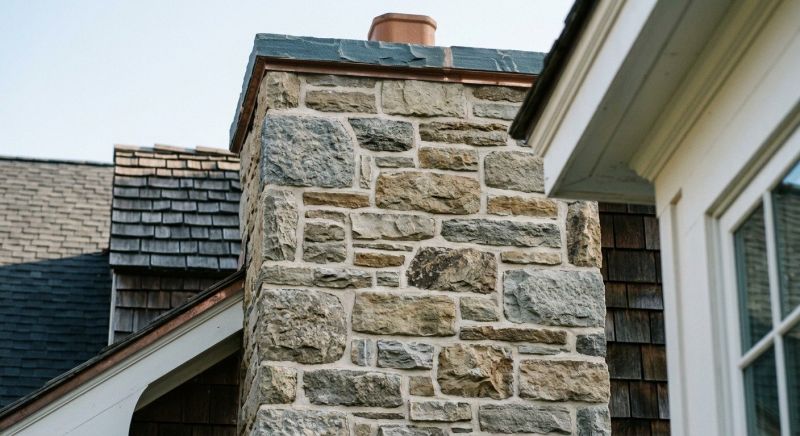 Stone Chimney Installation in Minot Afb, ND