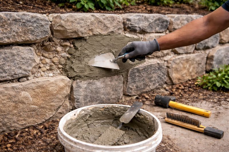Stone Masonry Repair in Surrey, ND