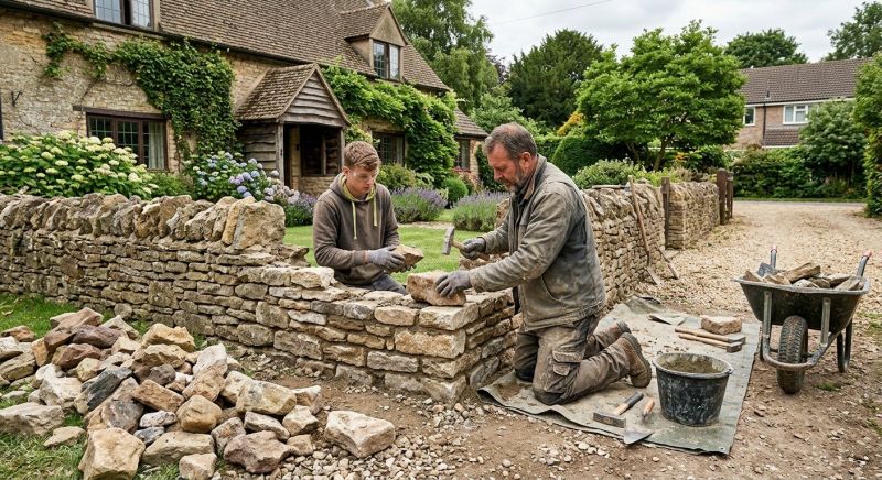Stone Wall Repair in Minot, ND