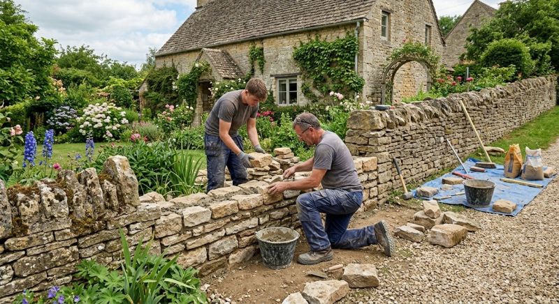 Stone Wall Repair in Minot, ND