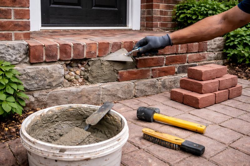 Stonework Repair in Surrey, ND
