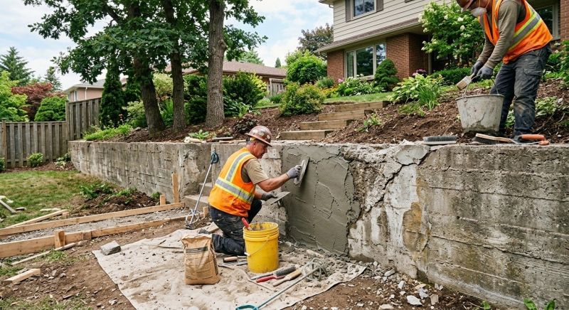 Retaining Wall Repair in Minot Afb, ND